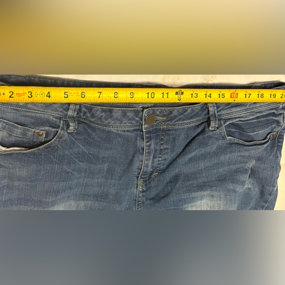 ROUTE 66 CLASSIC SKINNY‎ FIT JEANS PLUS SIZE 18 DISTRESSED - Picture 8 of 16